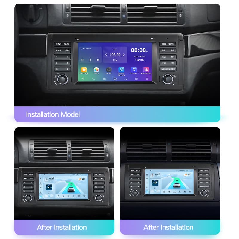 Compatible with BMW 5 Series X5 E53 M5 Android Navigation Radio Player Carplay