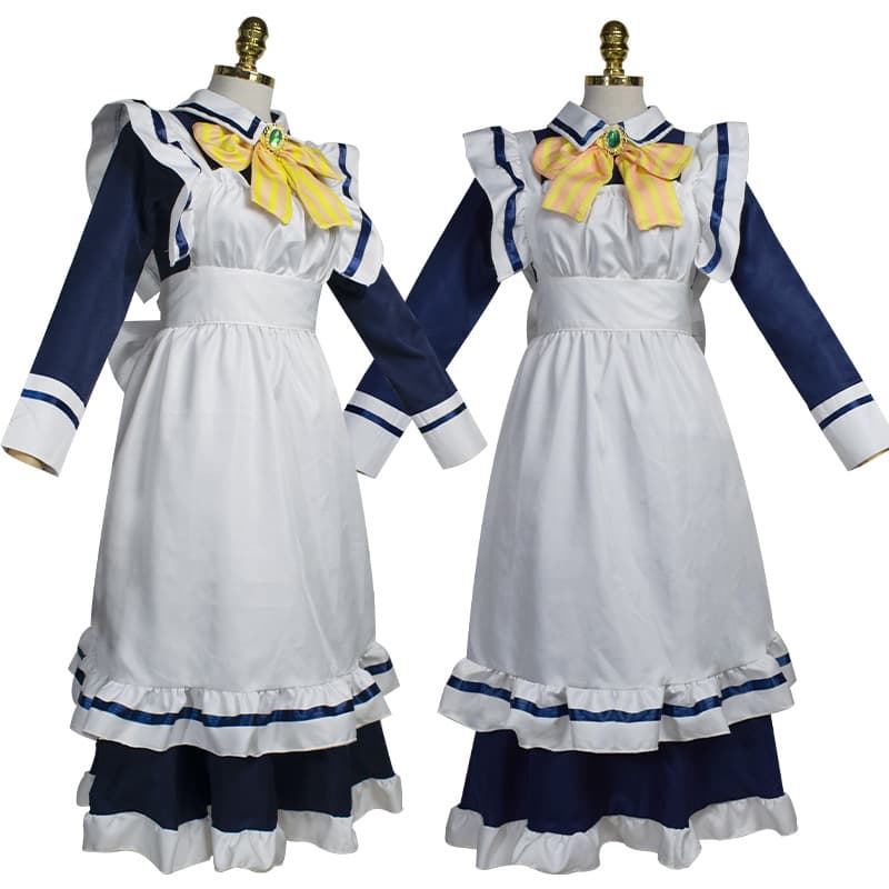 Maid Outfit for Men Cosplay Cute Japanese Lolita Cross-Dressing Maid Costume Cosplay for Everyday Use