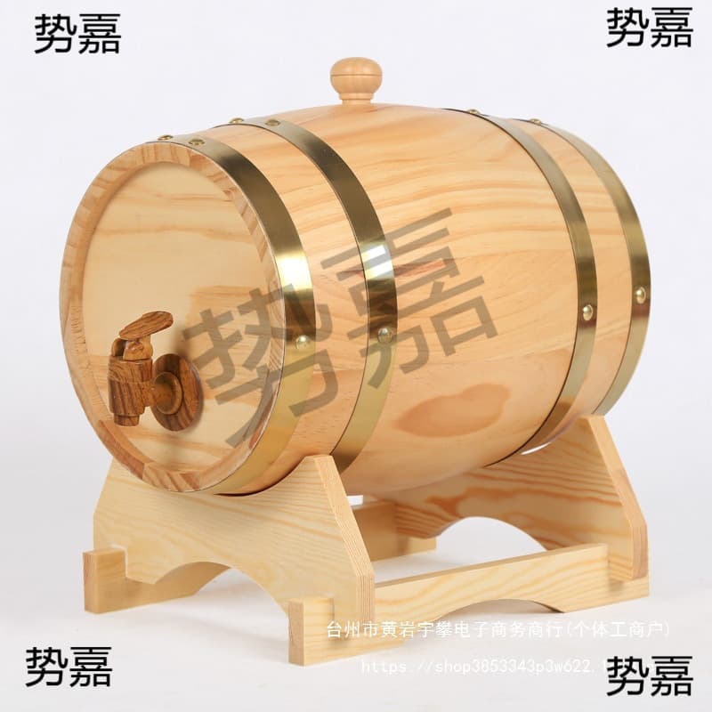 Oak Barrel Solid Wood Wine Barrel Red Wine White Wine Wine Storage Wine Household Small Wine Barrel Wine Red