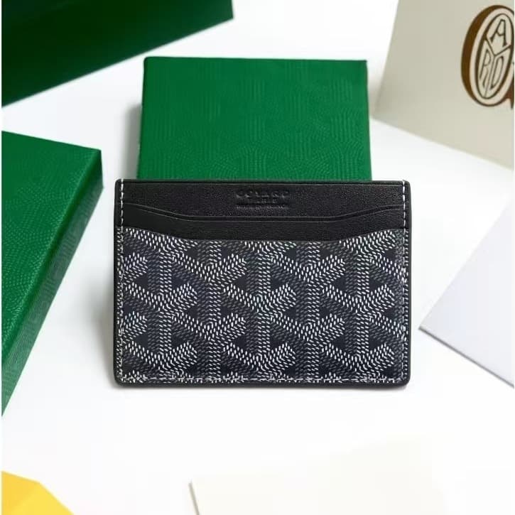 Goyard Card Holder Men Women Fashion Wallet Multi-function Card ID Holder Commute Versatile Small Card Case