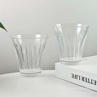 Glass Coffee Cup Dirty / Flat White Cup High-End Exquisite Stackable Flat White Cup Espresso Latte Cup for Home Use