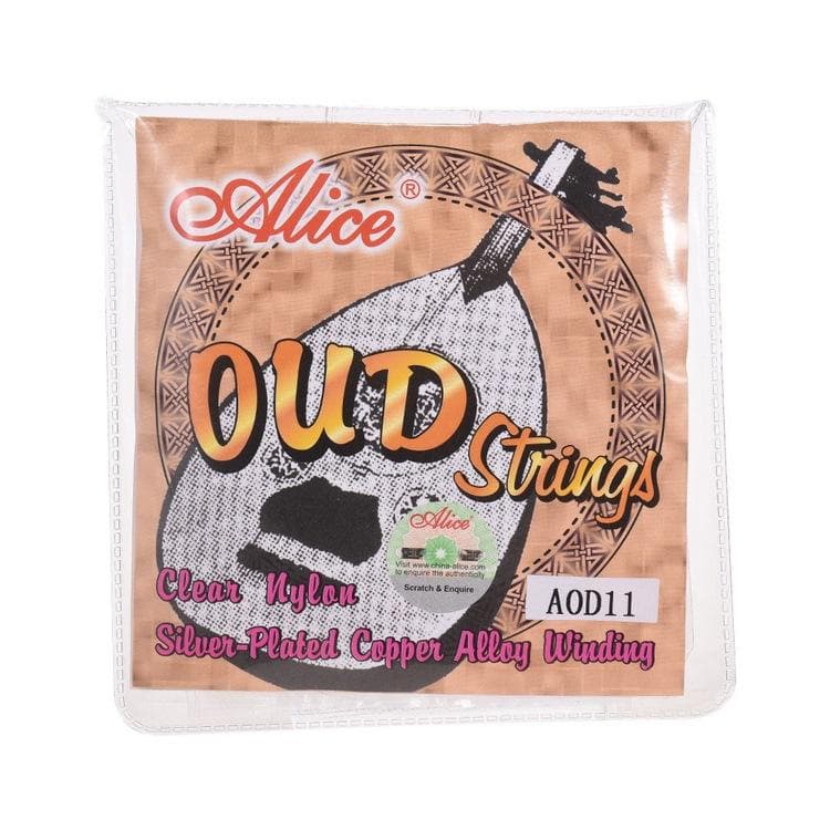 Cross-border Alice AOD11 11-string Oud string set nylon core silver-plated copper alloy wound instrument strings wholesale