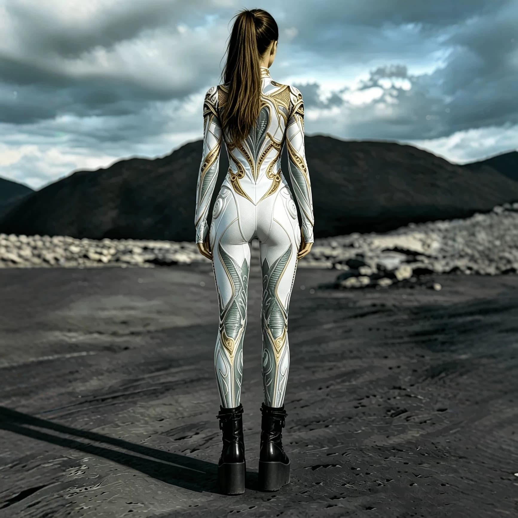 2026 cross-border hot selling new 3d printed tights cos one-piece costume