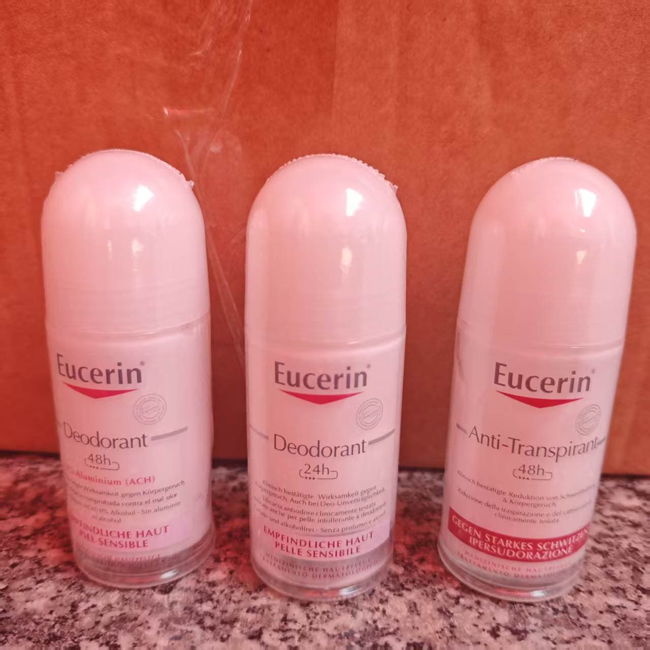 Cross-border In Stock US Aquaphor Eucerin Antiperspirant 48h Roll-On Eucern Long-lasting 24h