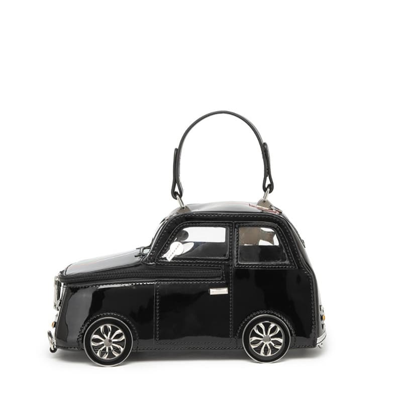 Cross-border exclusive supply of fashionable, personalized and creative car-shaped handbags, 3D three-dimensional retro shoulder bags