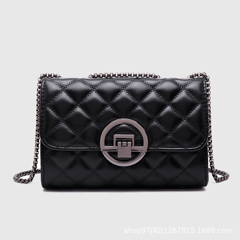 Trendy Diamond Quilted Chain Bag 2023 New Fashion Shoulder Bag Underarm Bag Trendy Textured Crossbody Bag