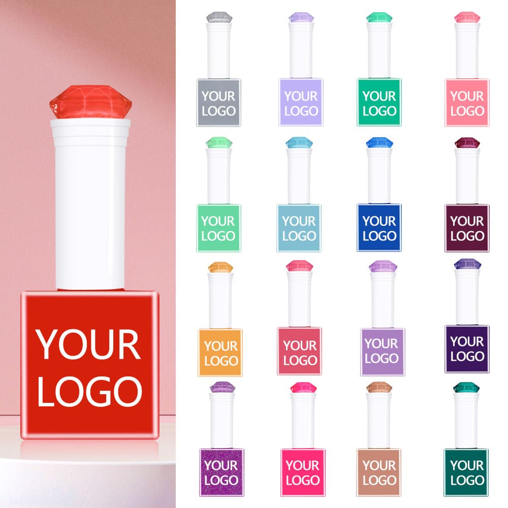 Custom Cat Eye Gel Polish Base Coat Reinforcement Gel Nail Art Color Gel One Bottle One Color OEM Nail Factory