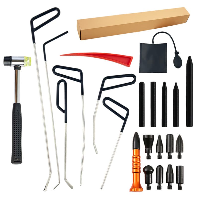 Car Body Repairing Tool Set Bumper Scratch Dent Removal without Painting Fuss Free Auto Body Work Tool Kit Bubble Material