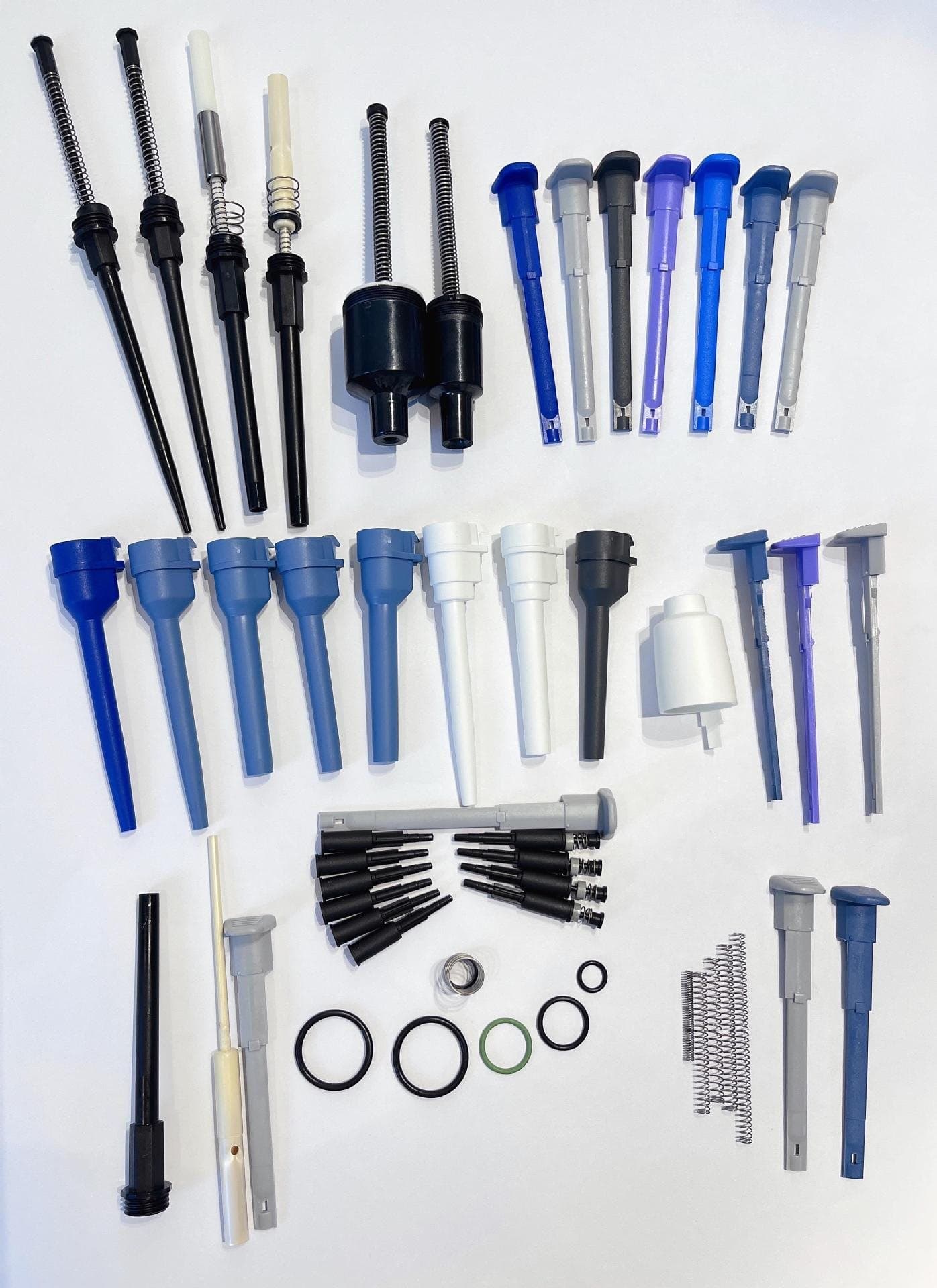 Pipette Accessories: DLAB, Thermo Fisher, Bette, Sartorius Spring Sealing Ring Piston Sleeve Nozzle, etc.