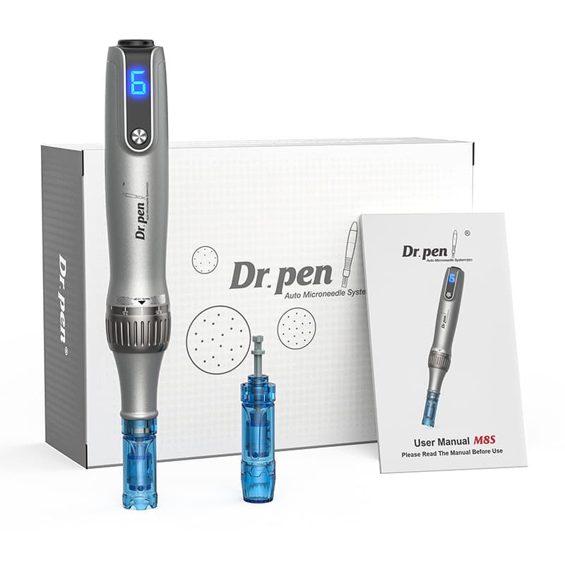 Dr pen m8s electric nano-microcrystal instrument electronic beauty nano-microcrystal shallow guide massage scalp round square crystal