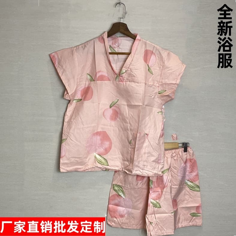 Brand New Disposable Bathrobe Pure Cotton Sauna Suit Women Wellness Center TCM Moxibustion Therapy Garment Men Massage Foot Spa Hot Spring