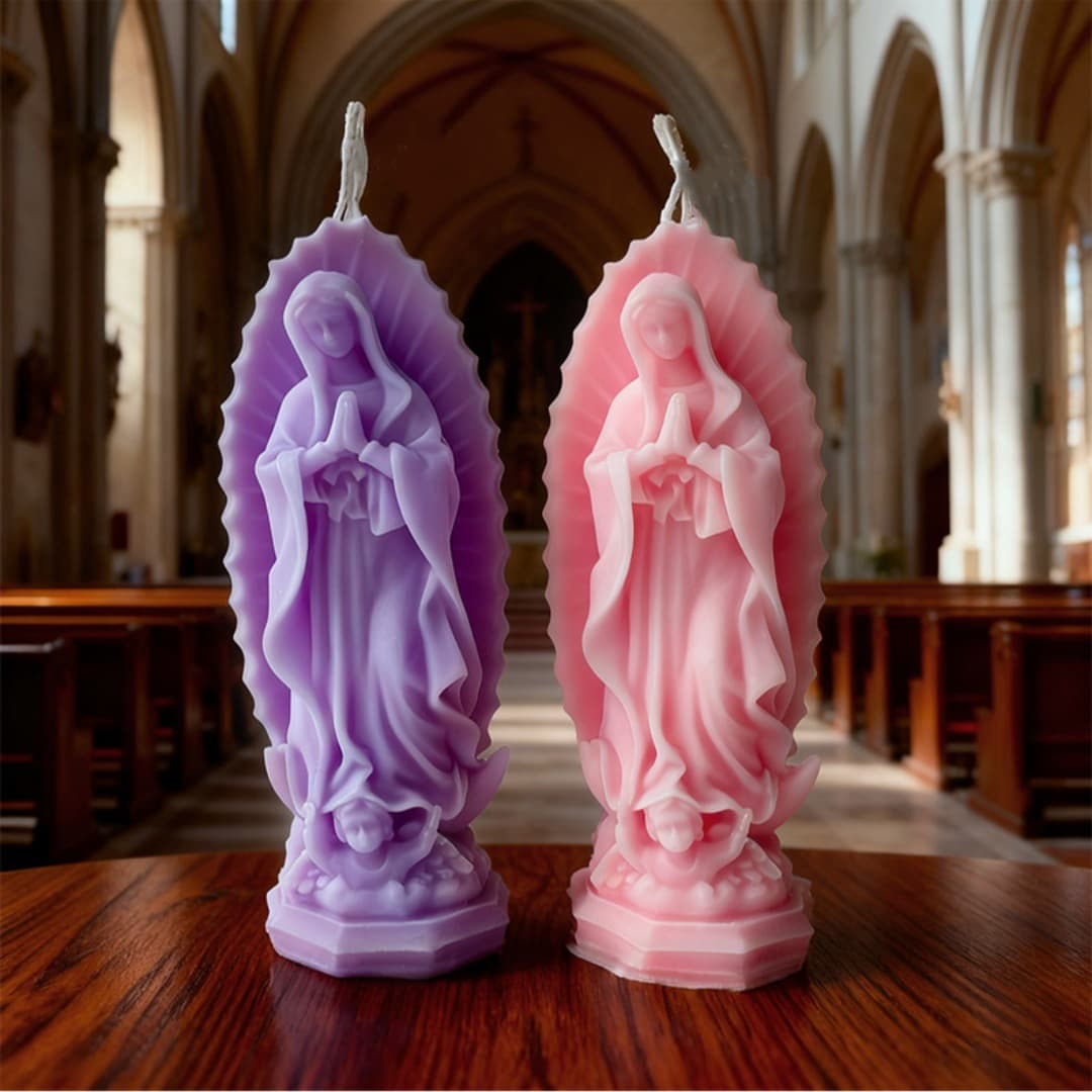 Cross-border Hot-selling European-style Praying Hands Portrait Shaped Scented Candle Premium Ornament Decoration