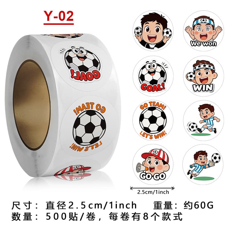 500 Stickers Cross-Border 2026 USA-Mexico-Canada World Cup Football Sticker Event Football Creative DIY Sticker Journal Sticker