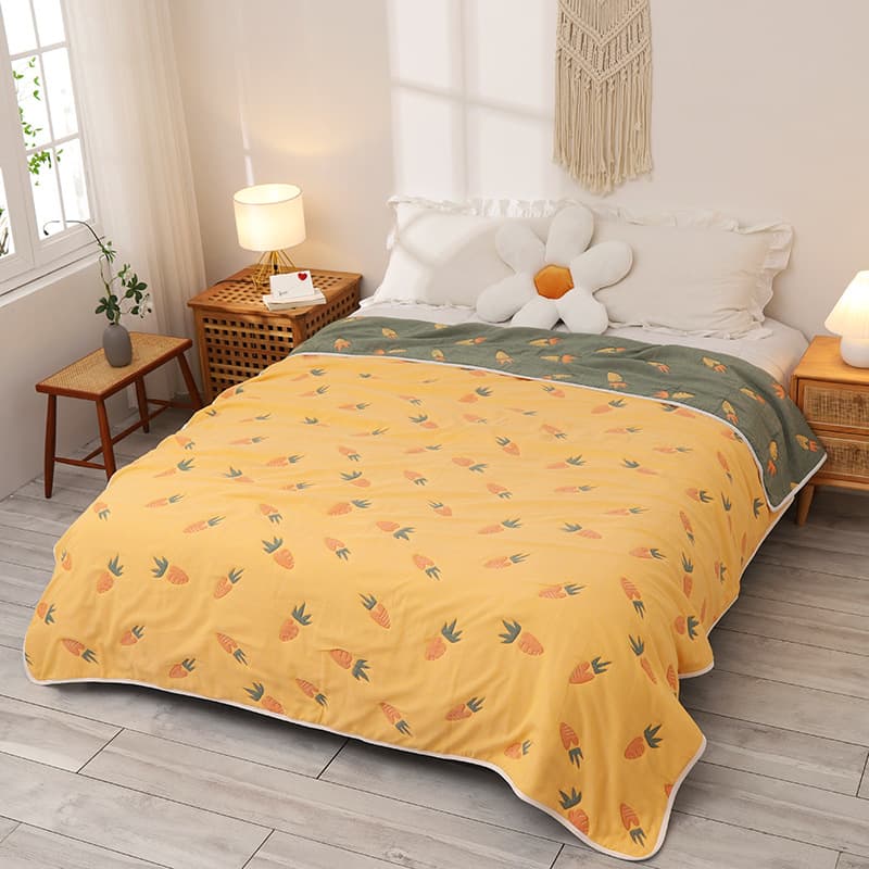 10-layer gauze terry blanket all-cotton office nap cover, pure cotton air-conditioned discussion blanket, spring/autumn/winter quilt