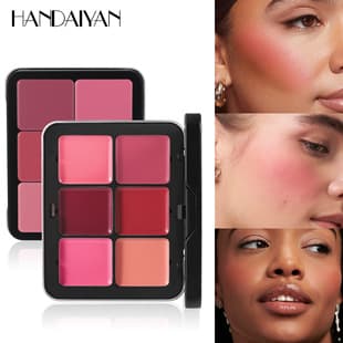 Cross-border 12-color Iron Box Blush Palette Multi-purpose Handaiyan Concealer Highlighter Contour Palette Matte Blush Cream