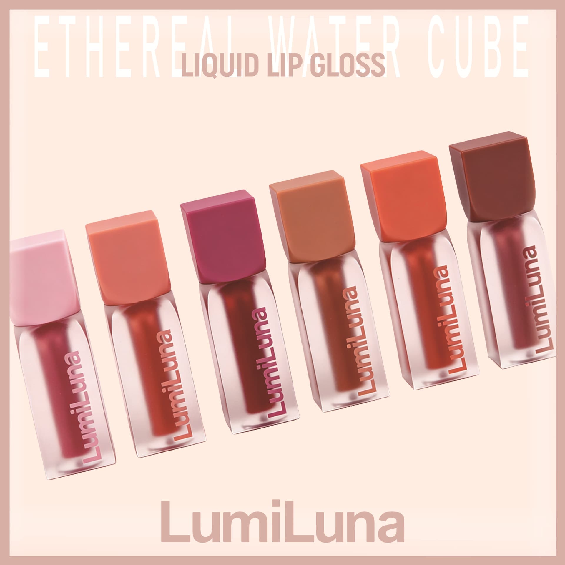 Lumiluna Cross-Border Popular Mirror Lip Gloss, Moisturizing and Easy-To-Apply Lip Gloss for Plump Lips
