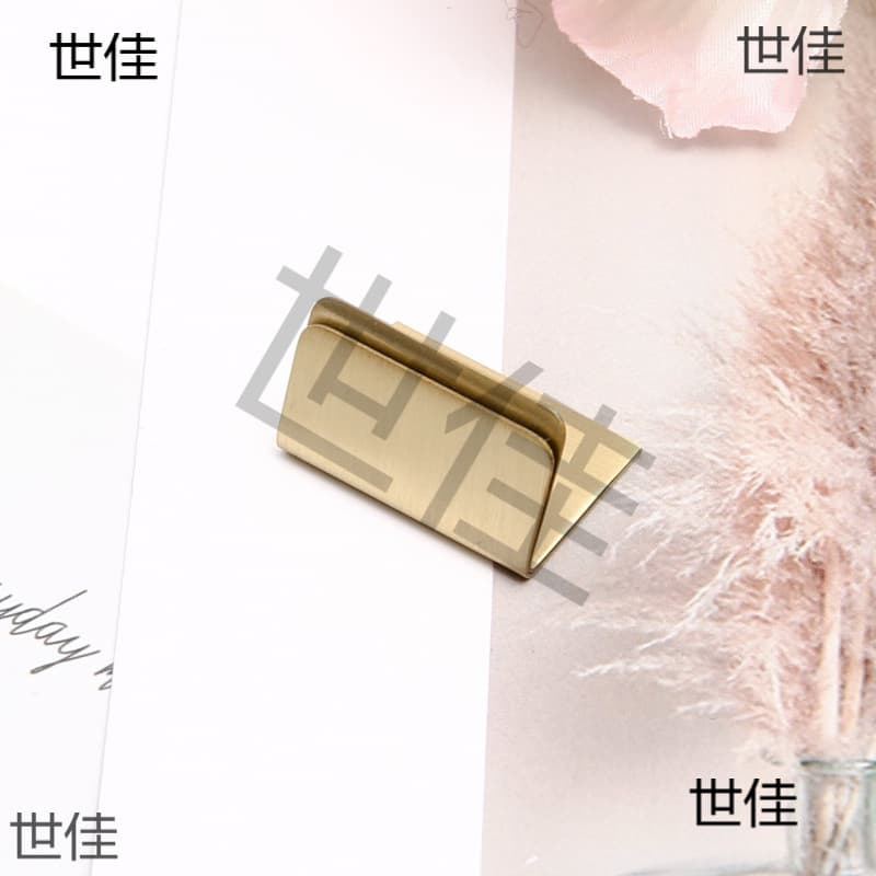 Yellow photo tag holder, yellow business card holder, card holder, price tag and notepad holder base.
