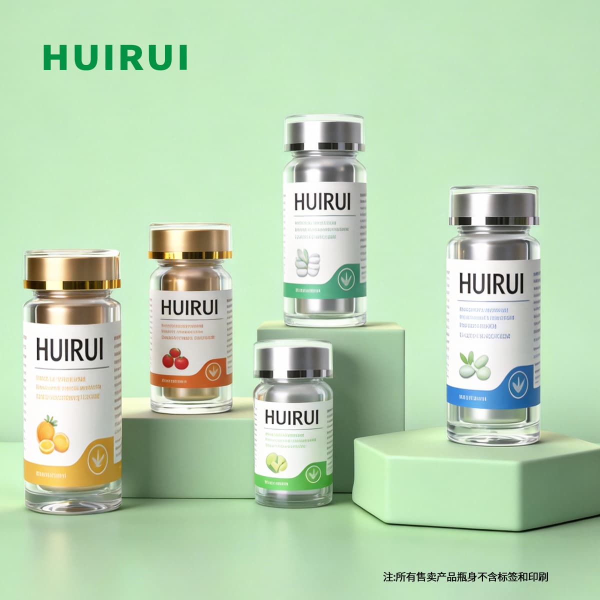 Spot PS thick-walled food cans sealed tea health care product bottles 100ml transparent light-proof capsule tablet medicine bottle