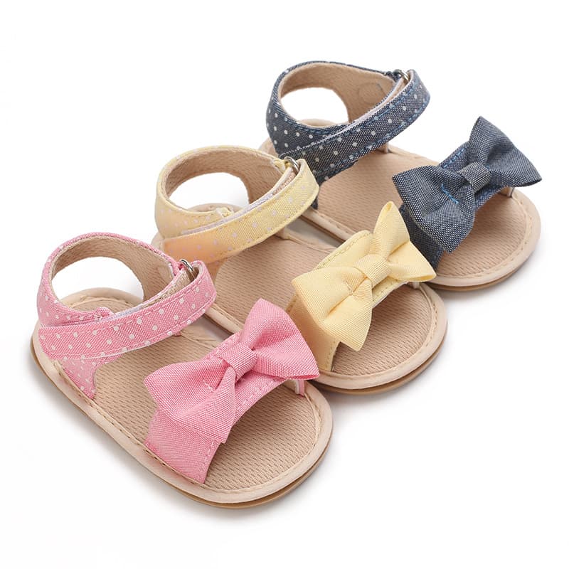 Baby Shoes 0-1 Year Summer Sandals Soft Sole Walking Shoes for Girls Drop Shipping