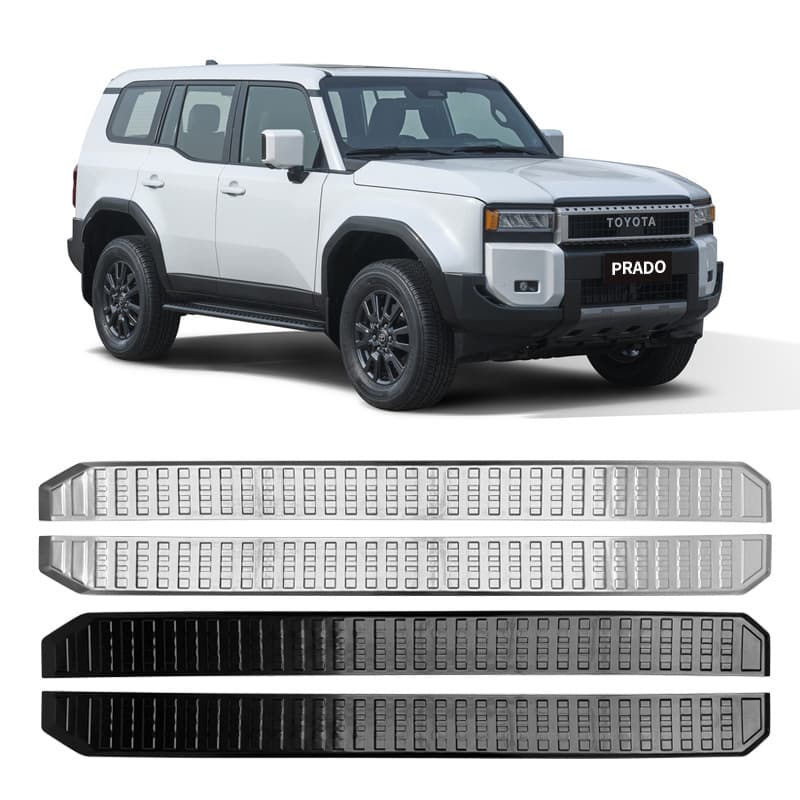 Stainless Steel Side Pedal Cover Decoration Bar for Toyota Prado LC250 Modification Accessories - Hot Sale of the Season