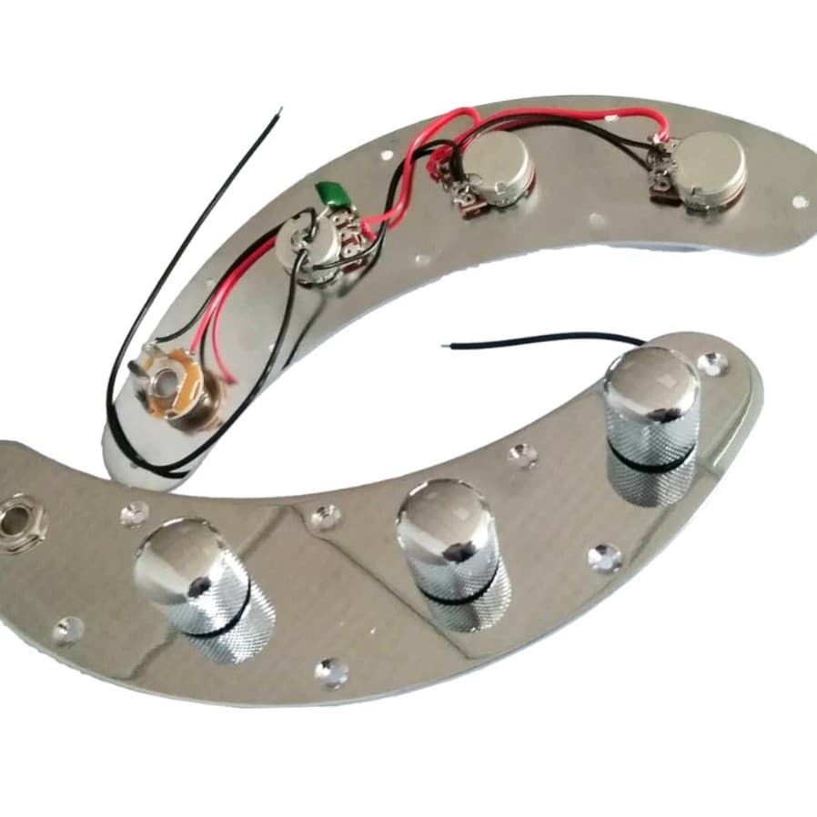 JB bass line electric bass JB circuit board electric bass line bass circuit board black silver gold accessories wholesale