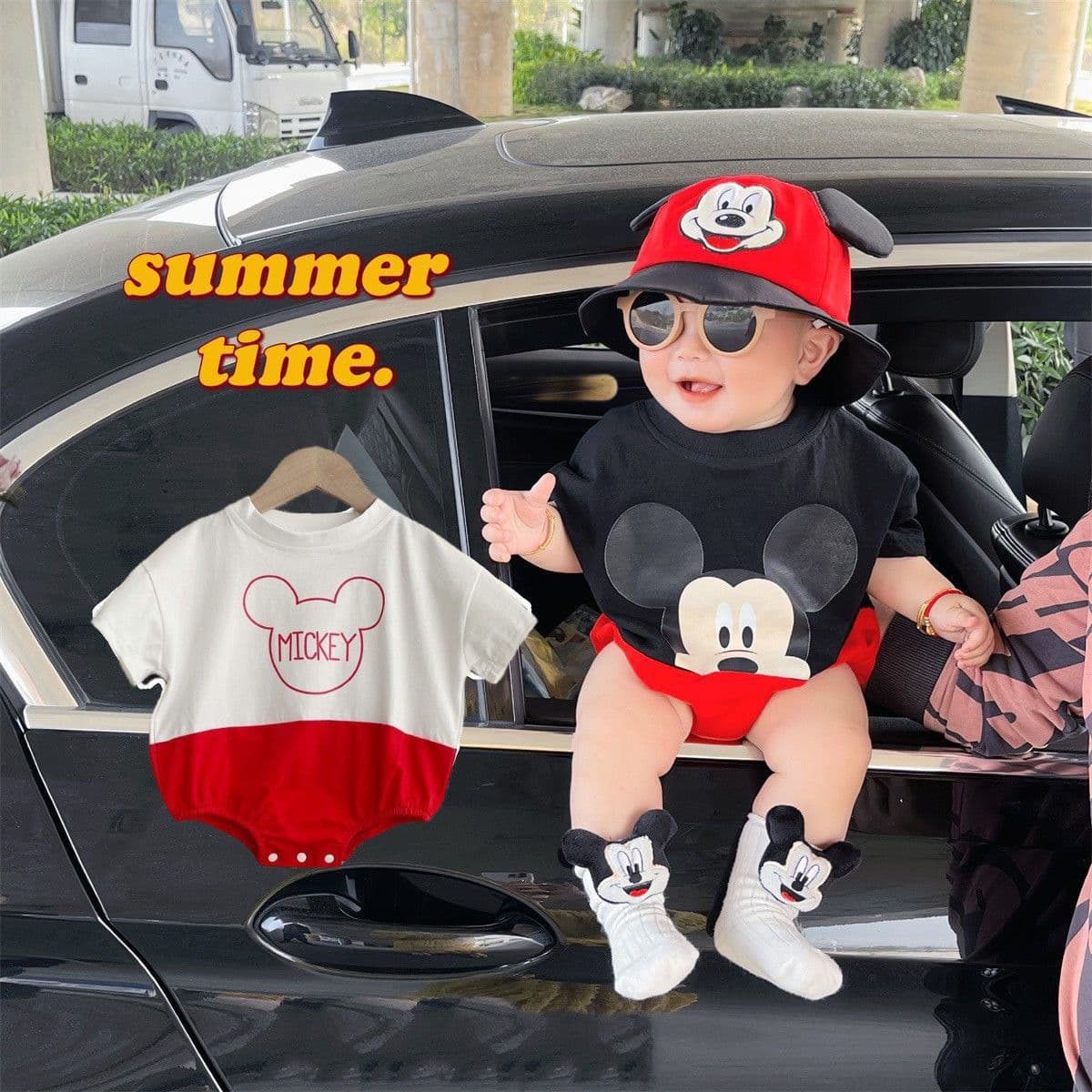 Baby Romper Summer Outfit, Cute Bodysuit for Newborn, 100 Days, 1st Birthday Photo Shoot, Adorable Onesie for Boys and Girls