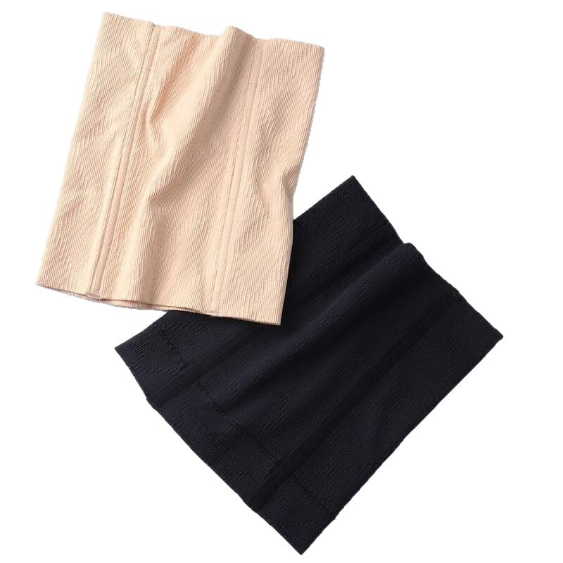 Seamless Postpartum Tummy Wrap Waist Trainer for Women Shapewear Corset with Boning Non-Rolling Waist Belt