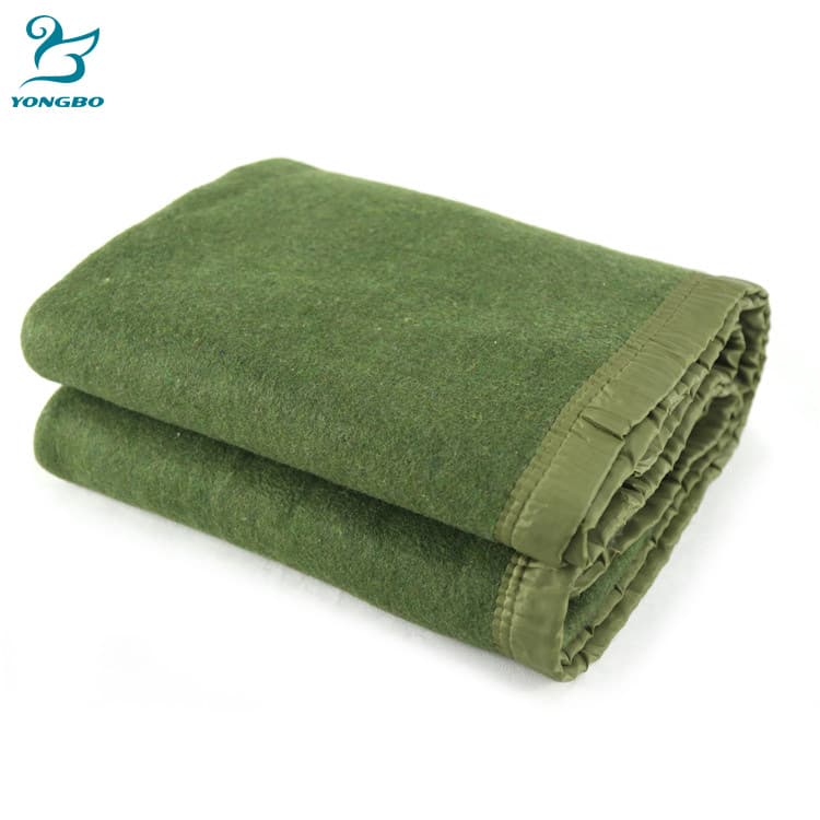 Bulk Orders Preferred - Military Green Export Blankets for Moving, Packaging, and Brushed Acrylic-Polyester Cotton Blankets