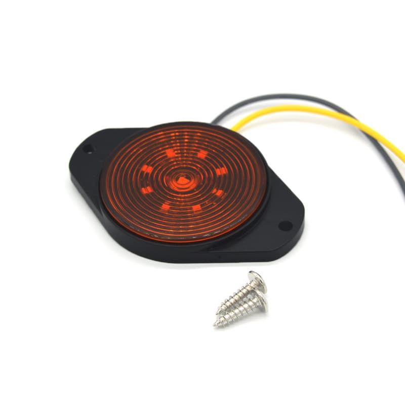 Cross-border Supply 9LED Round Truck Side Light Trailer Tail Light Car Signal Warning Light 12-24V