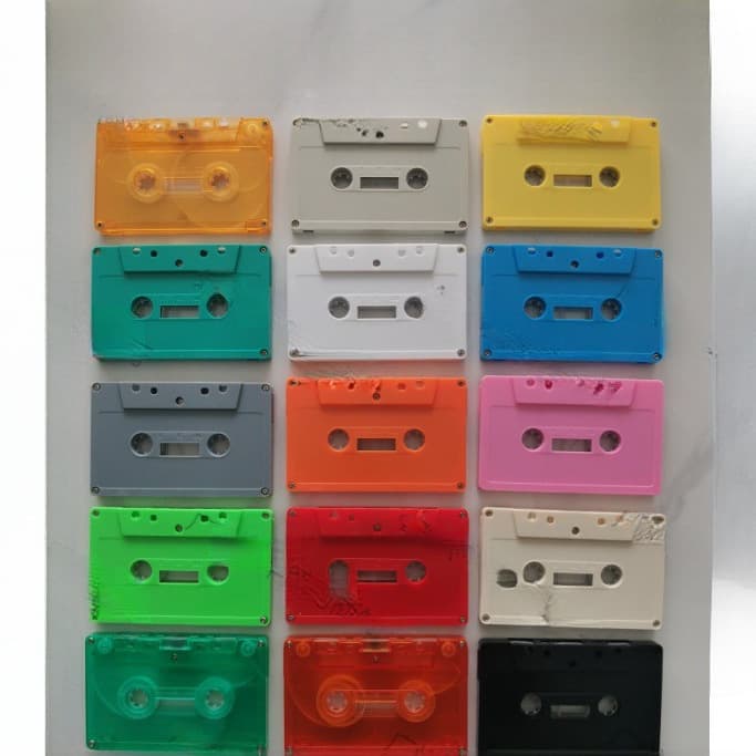 Blank Tape Shell Colored Tape Colored Tape Shell Decorative Tape without Inner Reel or Outer Case Shell