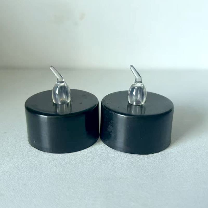 LED Black Electronic Candle Halloween Easter Amazon Best Seller Holiday Decorative Candle Lamp