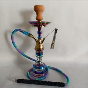 Cross-border Product Supply Color Series Arabic Hookah Set Egyptian Style with Suitcase Shisha