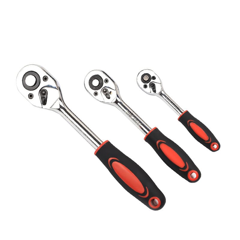Quick Ratchet Wrench 24-tooth 72-tooth Large Drive Small Drive Telescoping Quick Wrench Bidirectional Fly Wrench Automotive Repair Hardware Tool Set