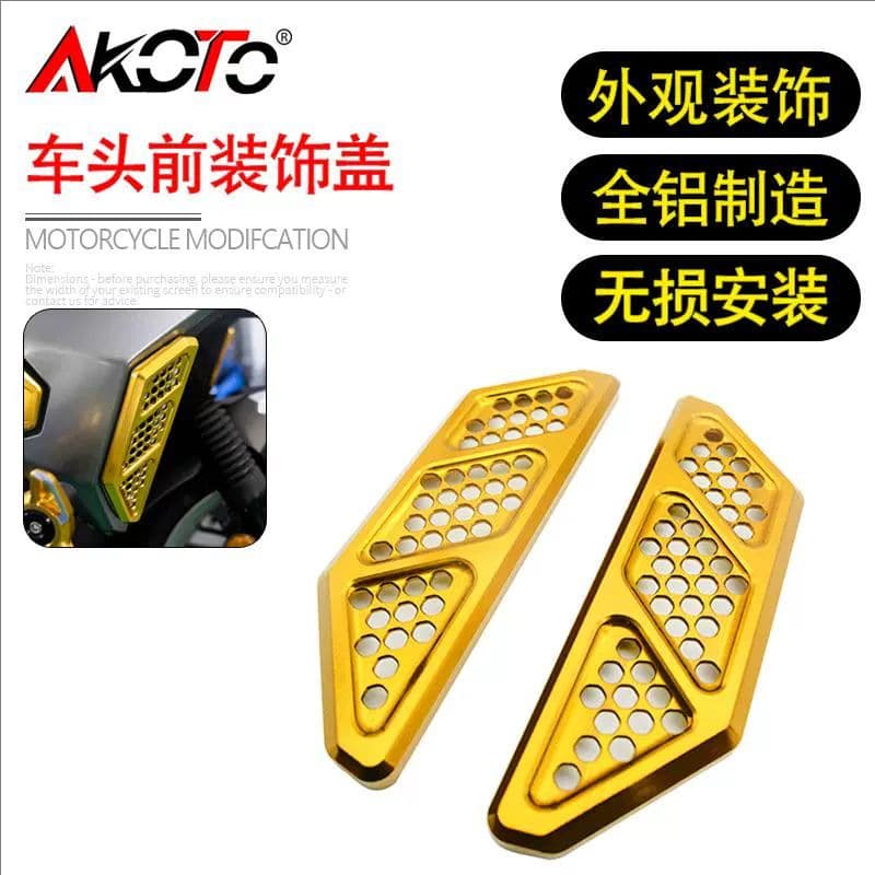 For SYM HUSKY ADV 150 Modified Front Side Hollow Decorative Cover