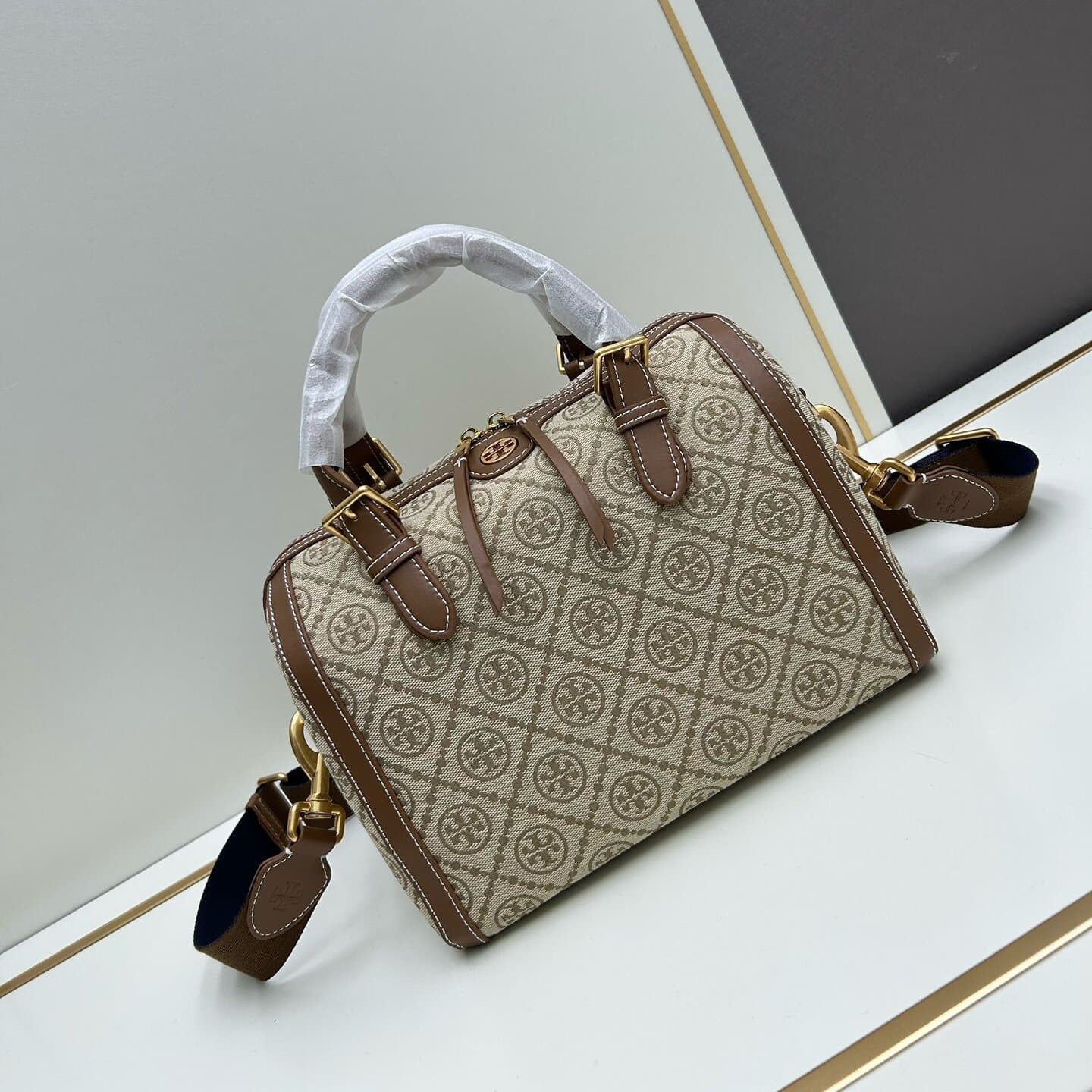 TB Women's Crossbody New Boston Pillow Bag Classic Print Handbag Shoulder Bag Fashion Versatile