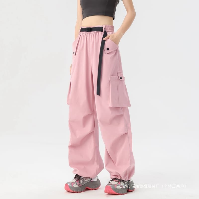 Cross-border wholesale summer thin pants women's Tencel cotton ice-feel casual long pants outdoor sports loose casual couple
