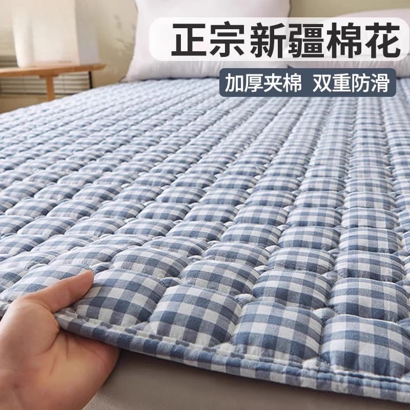 Mattress Cover Soft Pad, Bed Mattress Topper for Double/Single Home Use, Thin Student Dormitory