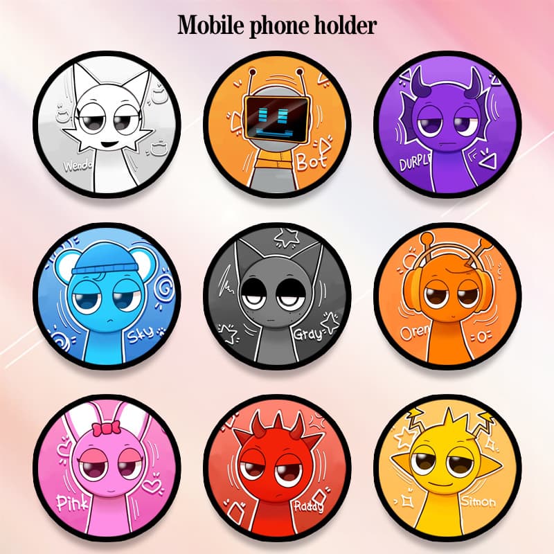 New Cross-Border Rhythm Box Game Phone Stand Portable Airbag Phone Stand Anime Phone Stand