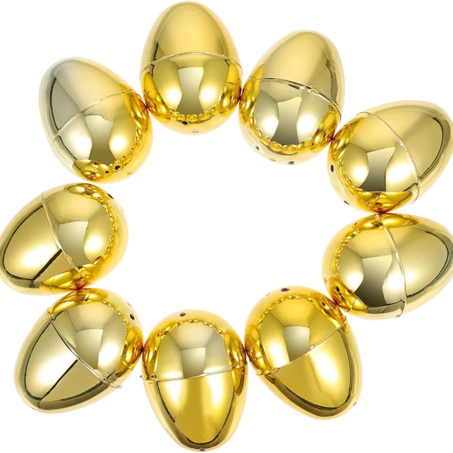 Cross-border Openable Easter Egg Plastic Egg Decoration Simulation Eggshell