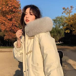 Women's Down Jacket Mid-Length 2026 New Trendy Fashion Korean Winter Thickened Knee-Length Coat Wholesale