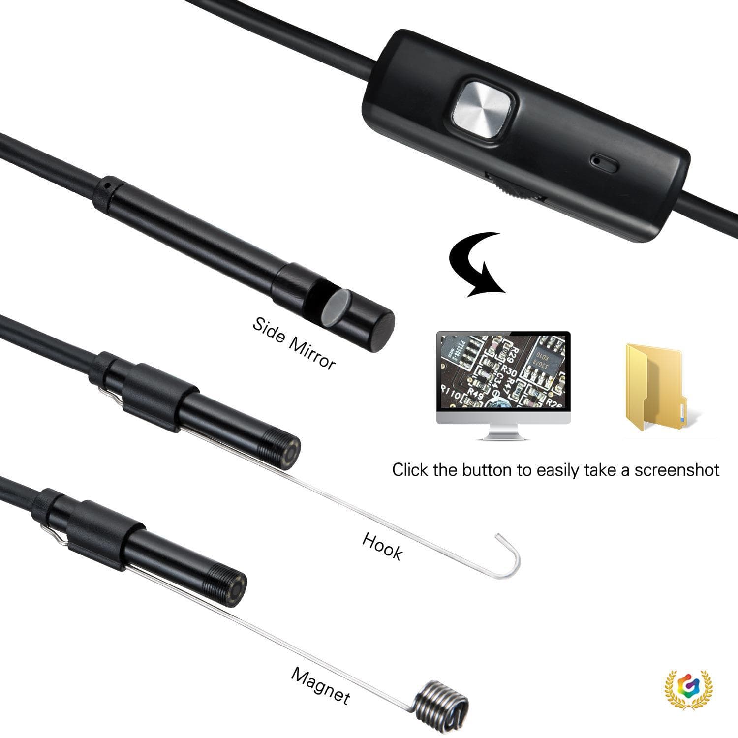✅ Endoscope High-Definition Wireless Camera for Car Repair, Drain Pipe Unblocking, Blockage Detector