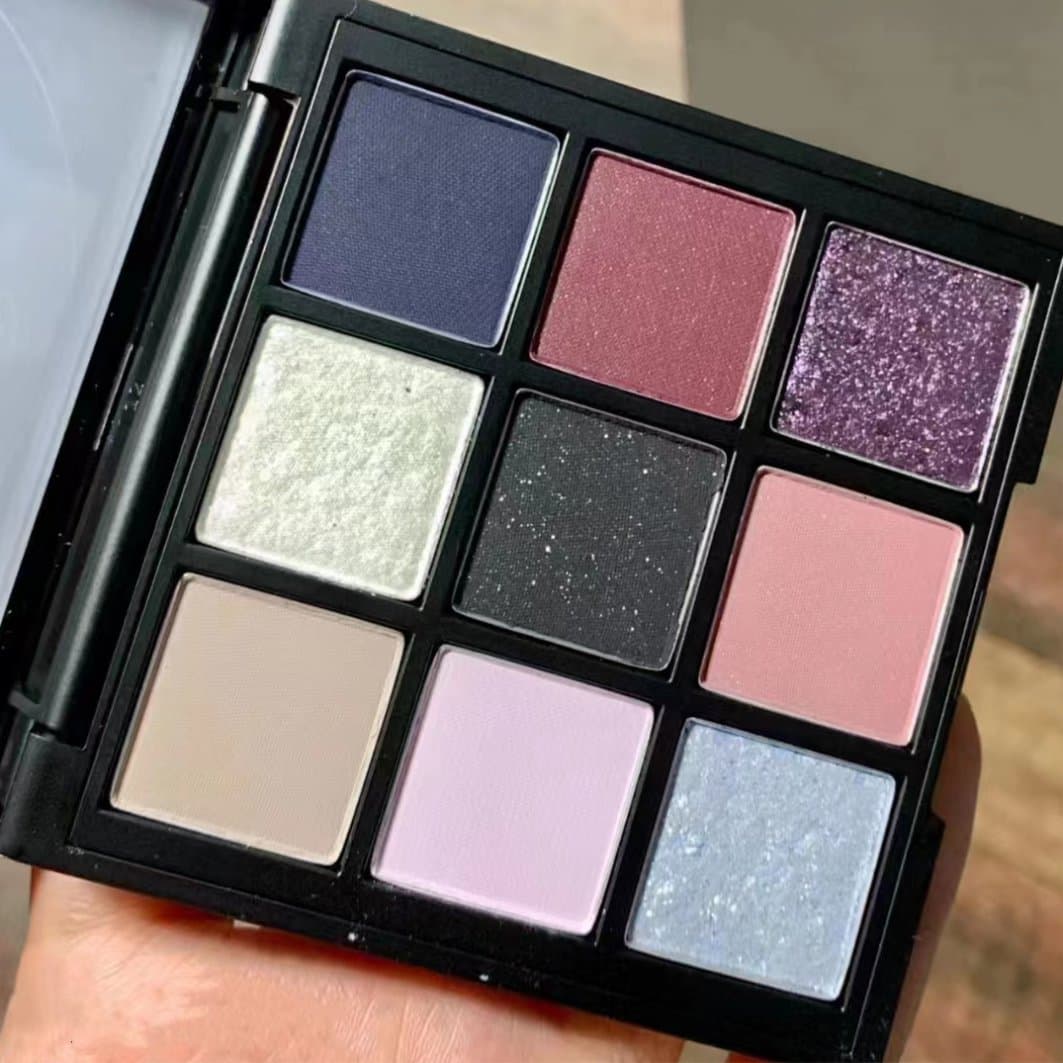JADED Nine-Color Eyeshadow Palette Butter Orange Brown Taro Earth Tone Shimmer Pearl Affordable Student Eyeshadow