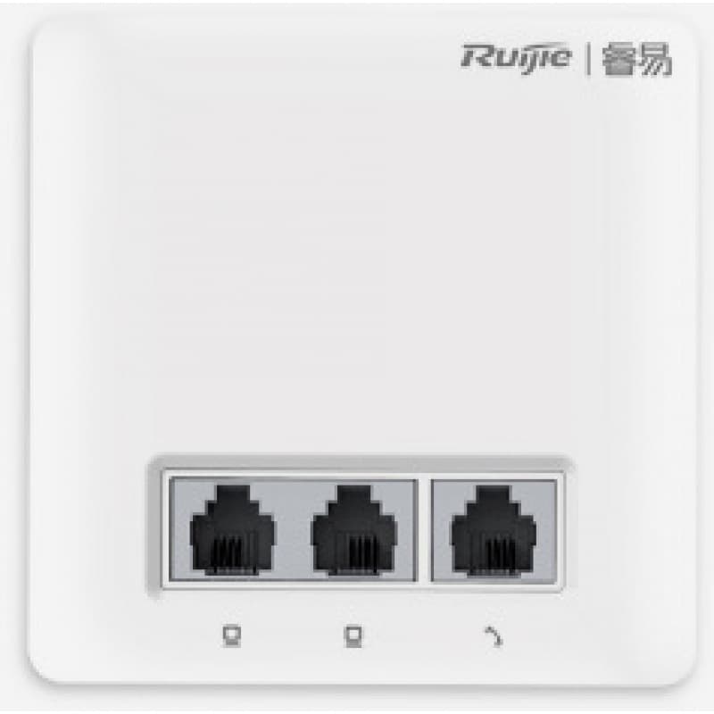 Ruijie Networks 300M Panel AP RG-RAP100 Two Network Ports One Phone Port Stylish Design