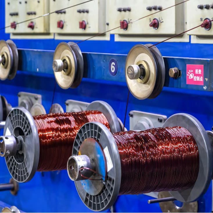 Manufacturer direct sales, copper-clad aluminum enameled wire CCAQZY-2/180, polyesterimide