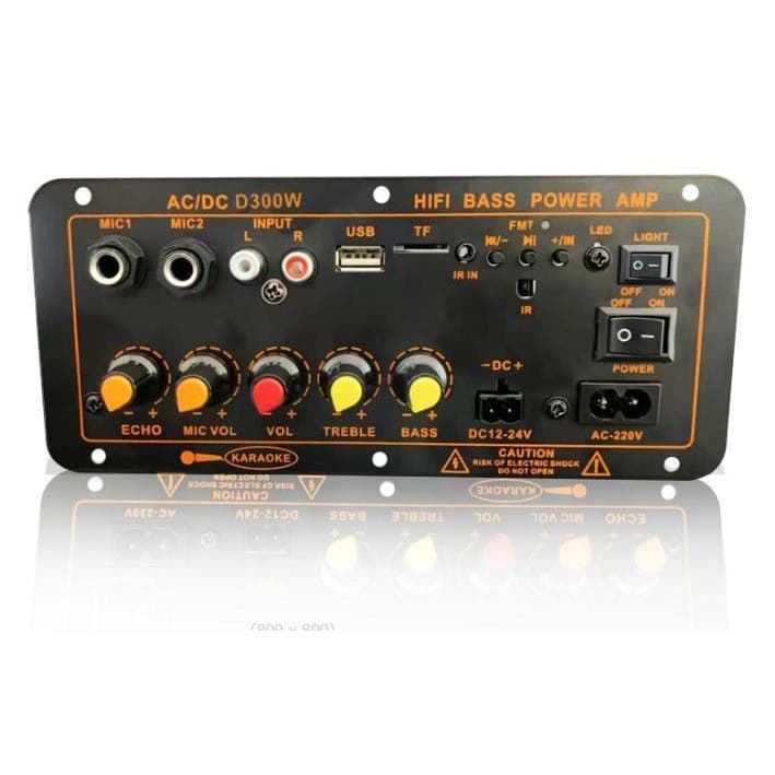 Cross-border New D300 Amplifier Board High Power 12V Plug-in Card Bluetooth Amplifier 24V Car Amplifier Mainboard