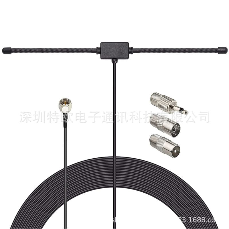 FM radio antenna, indoor music system, FM radio antenna, home stereo receiver