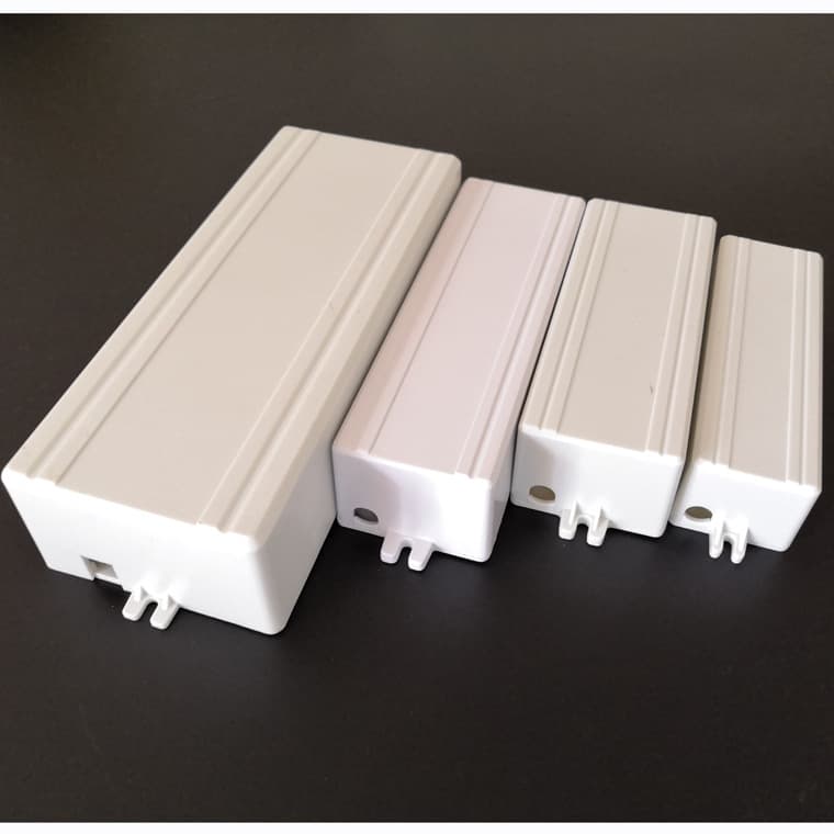 LED driver power supply housing, PC plastic housing, waterproof potting power supply housing, external driver power supply housing