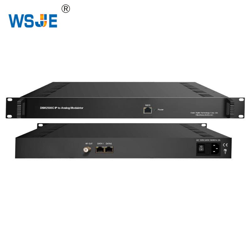 IP to Analog RF Modulator for Hotel TV System 32-Channel/64-Channel Adjacent Channel Modulator