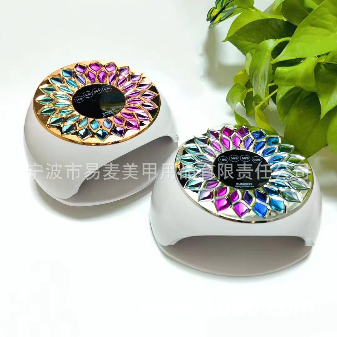 New MJ29 electroplated colorful nail lamp 288w nail polish baking lamp hand nail phototherapy lamp UV phototherapy lamp