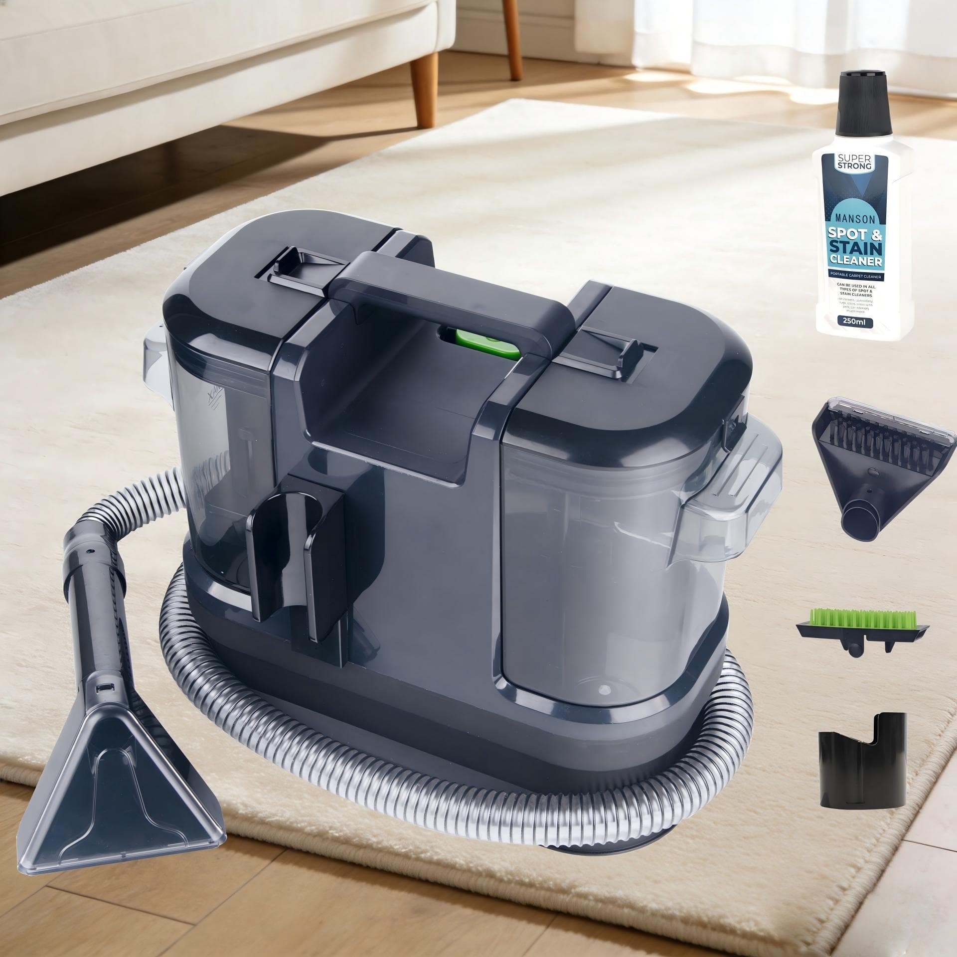 Cross-Border Fabric Cleaning Machine, Carpet and Sofa Cleaner, Spray, Suction, and Extraction All-in-One, Household Vacuum and Multi-Function Cleaning Machine